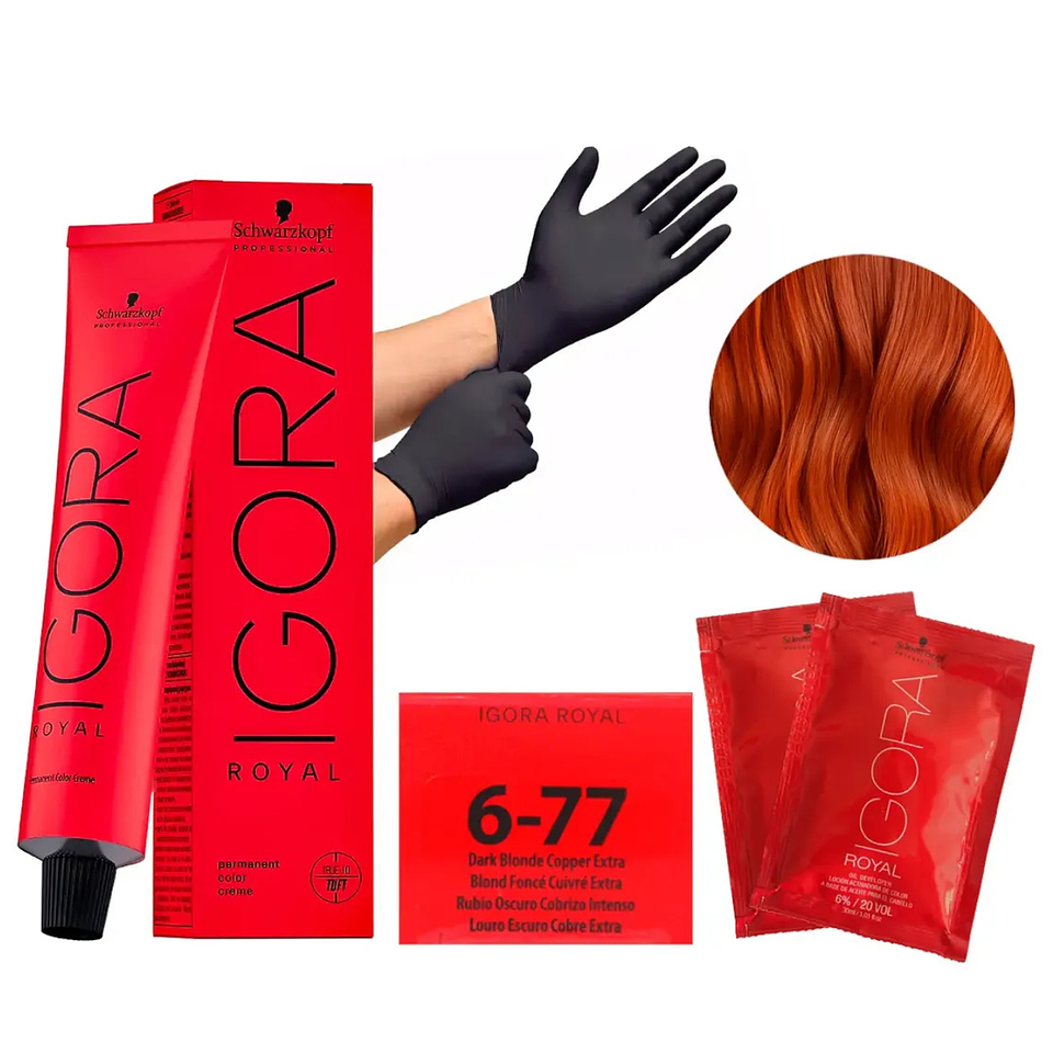 Tinte Igora Royal Tintura Cabello+ Oxidante 60ml  2