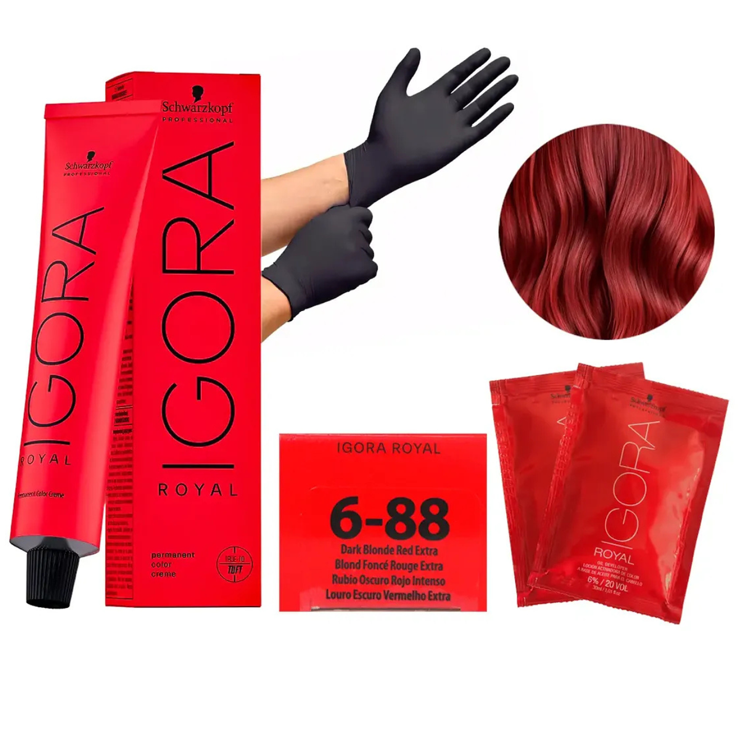 Tinte Igora Royal Tintura Cabello+ Oxidante 60ml  6