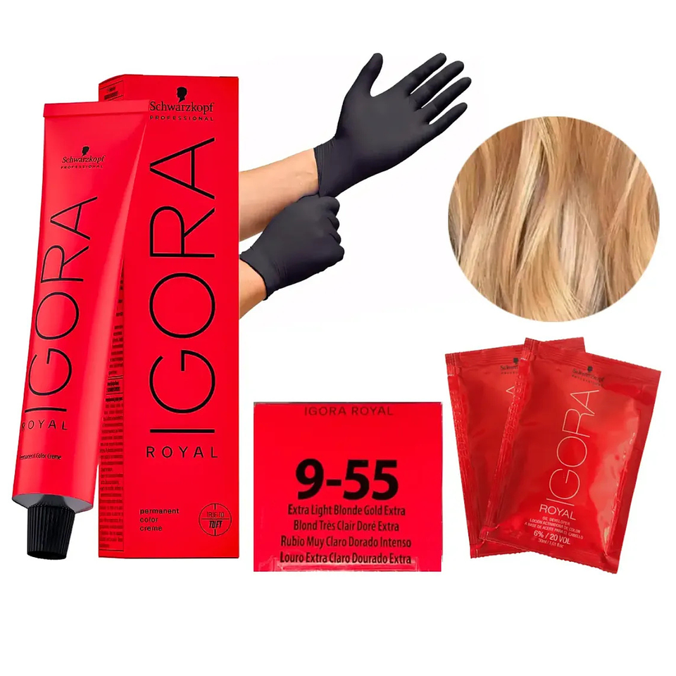 Tinte Igora Royal Tintura Cabello+ Oxidante 60ml  7