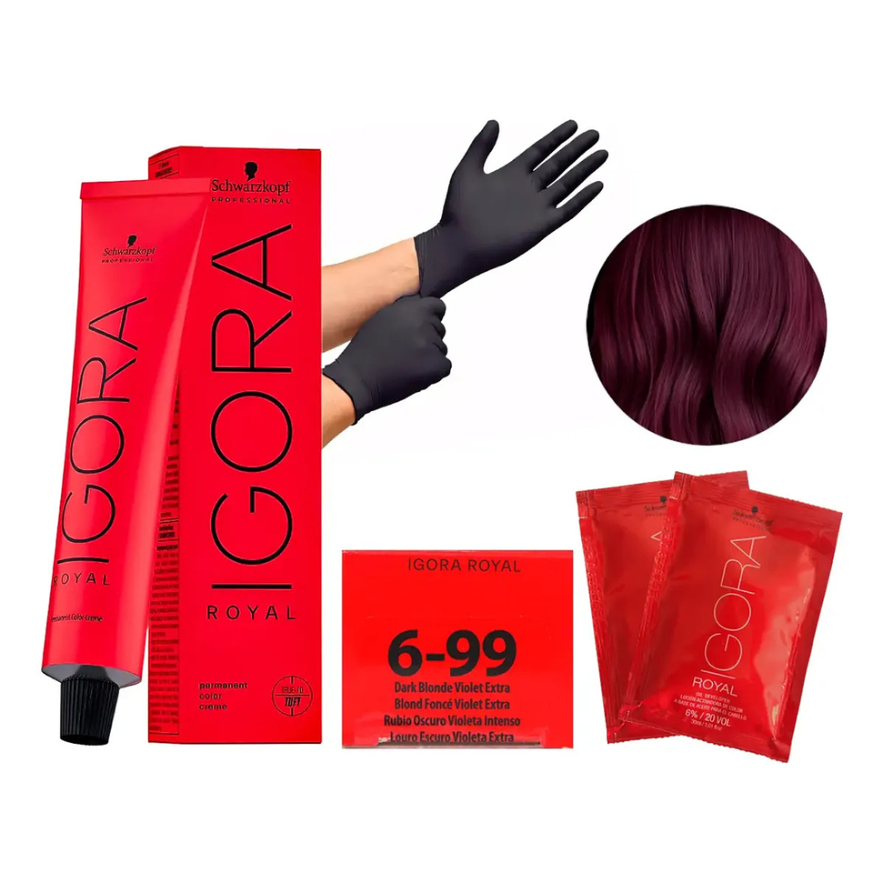Tinte Igora Royal Tintura Cabello+ Oxidante 60ml  9
