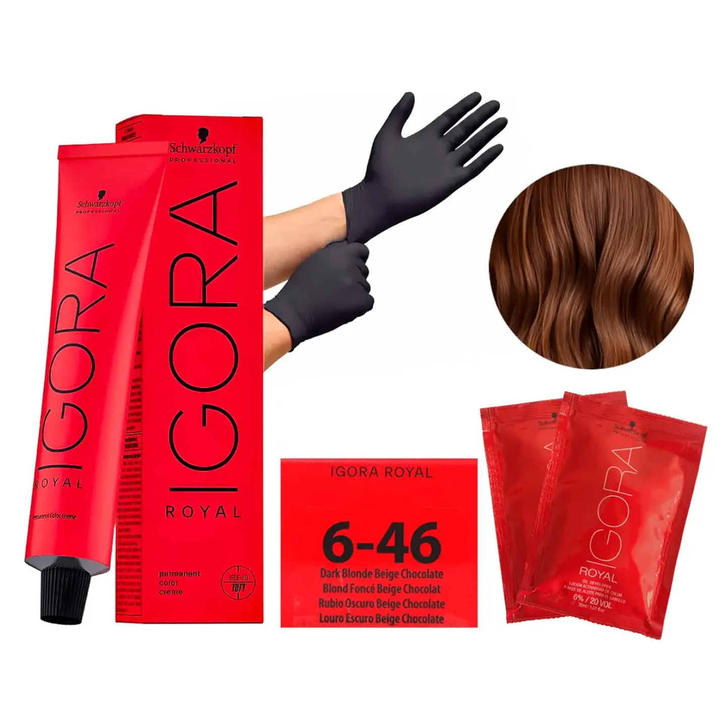 Tinte Igora Royal Tintura Cabello+ Oxidante 60ml  12