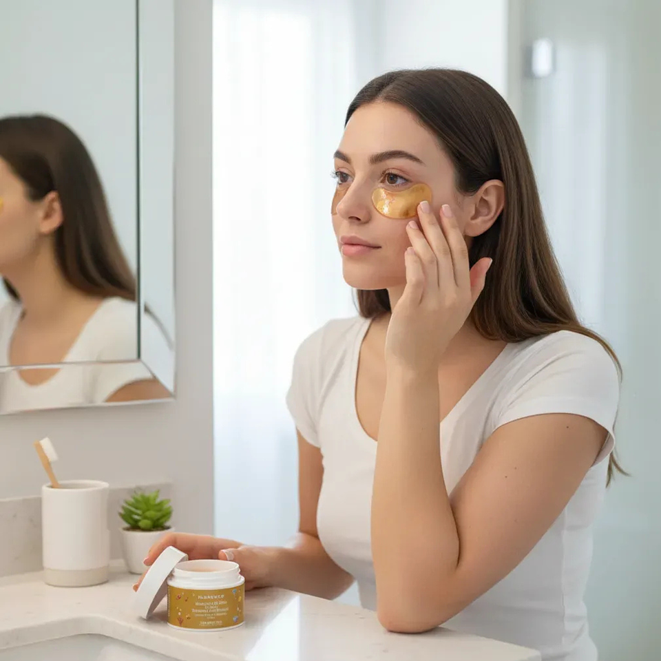 Parches Hidrogel Ojeras Con Extracto De Baba De Caracol 4