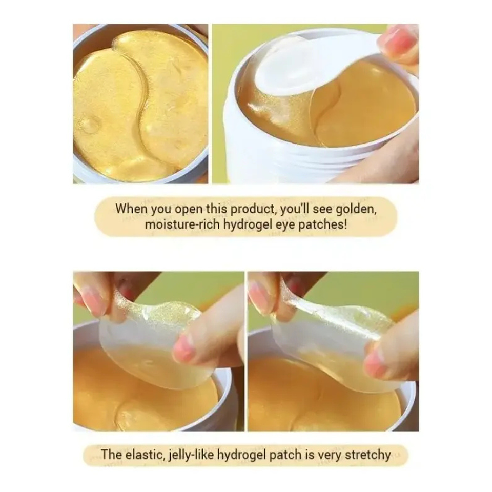 Parches Hidrogel Ojeras Con Extracto De Baba De Caracol 3