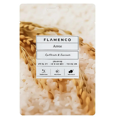 Mascarilla Facial Hidratante de Arroz Y Trigo