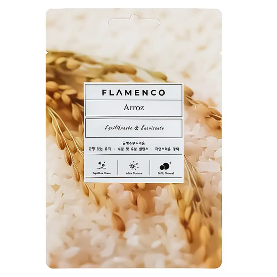 Mascarilla Facial Hidratante de Arroz Y Trigo 1