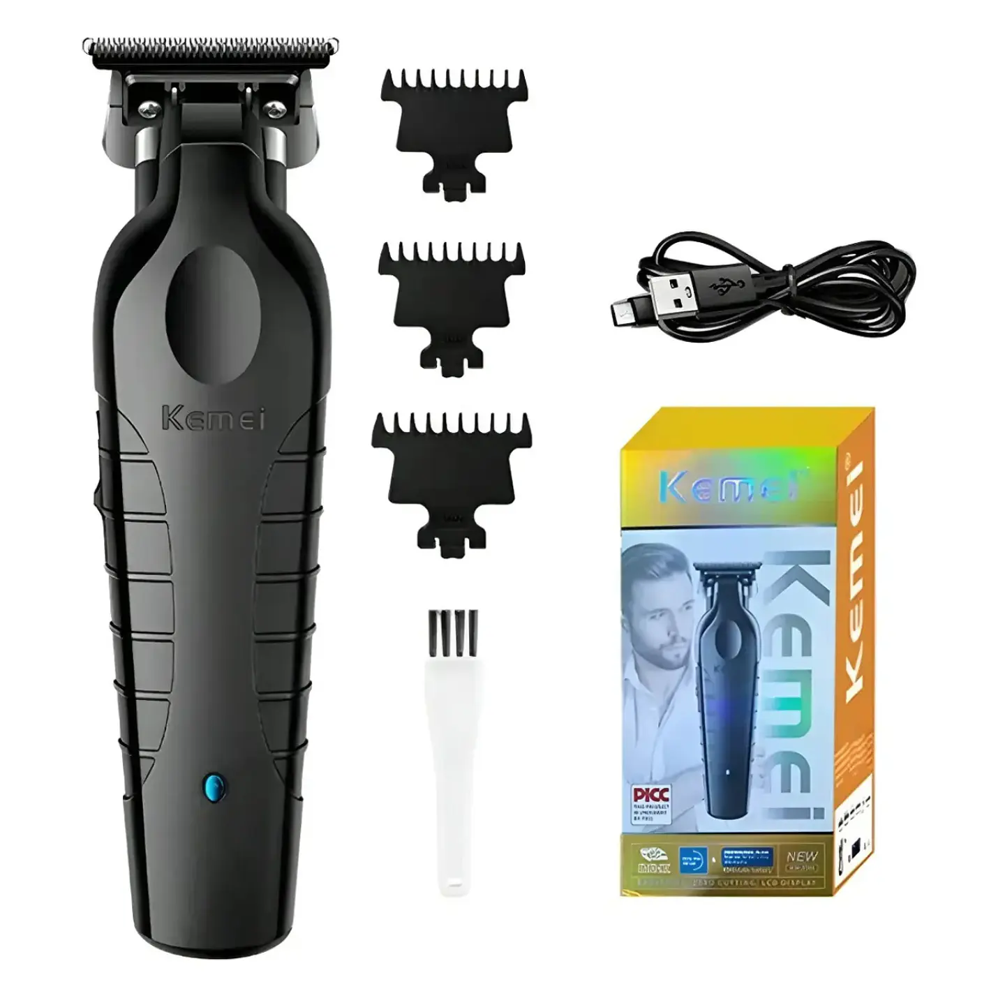 Cortadora De Pelo Profesional Kemei Km-2299 Inalámbrica + Accesorios 1