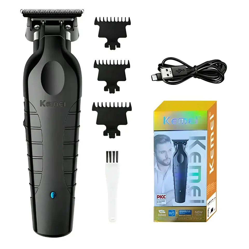 Cortadora De Pelo Profesional Kemei Km-2299 Inalámbrica + Accesorios 1