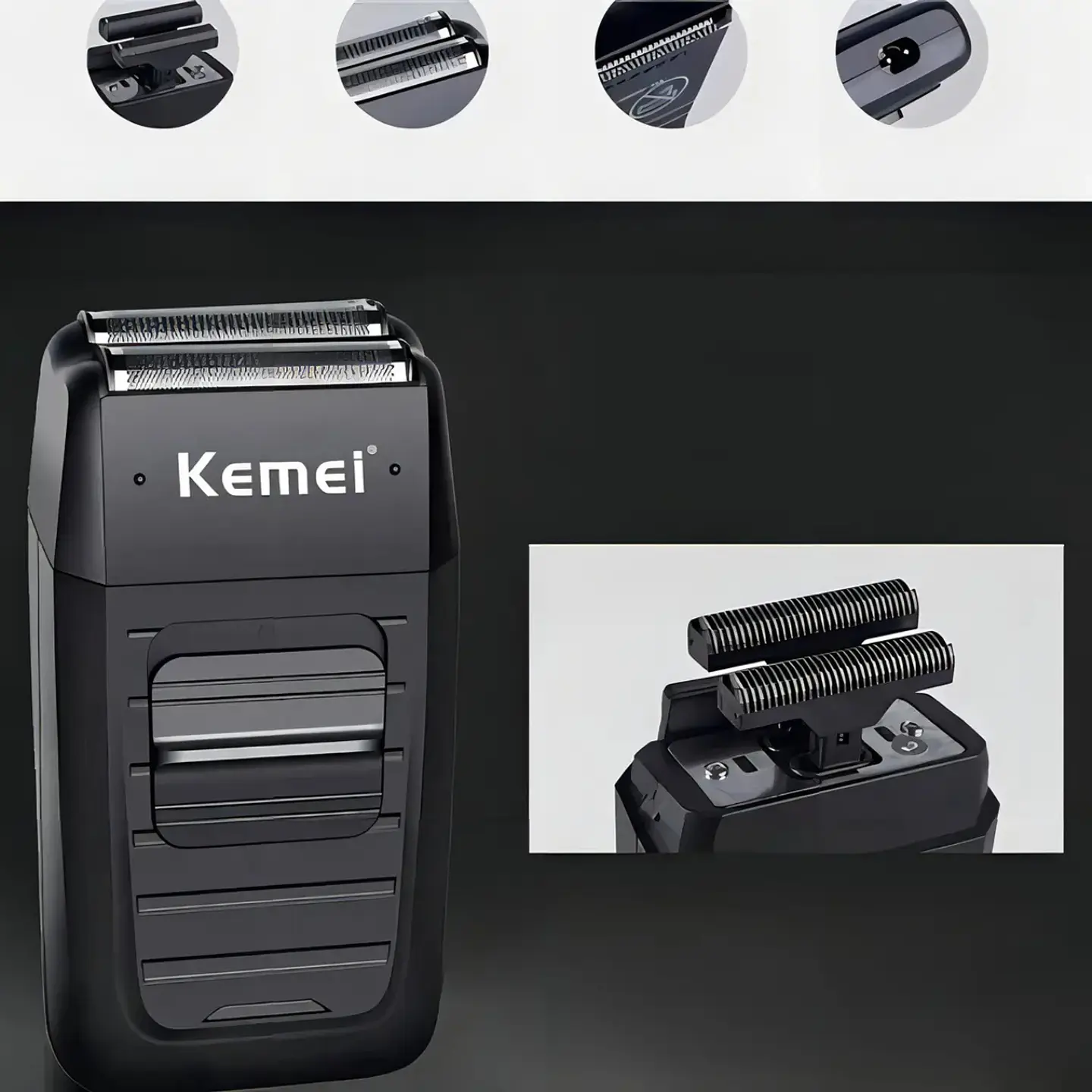 Maquina Afeitadora KEMEI km-1102 2