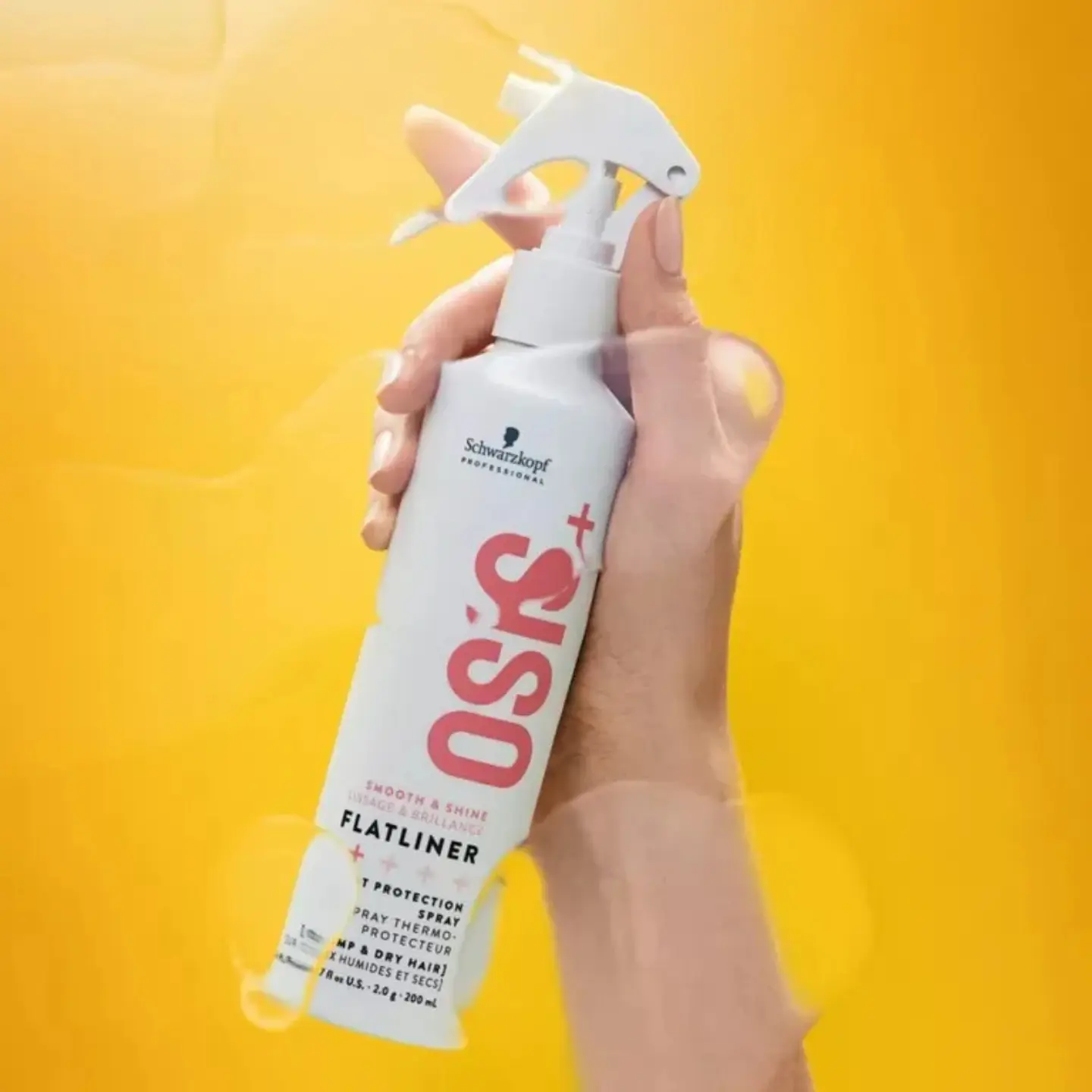 Spray Termoprotector Cabello Schwazkopf Osis Flatliner 200ml 2