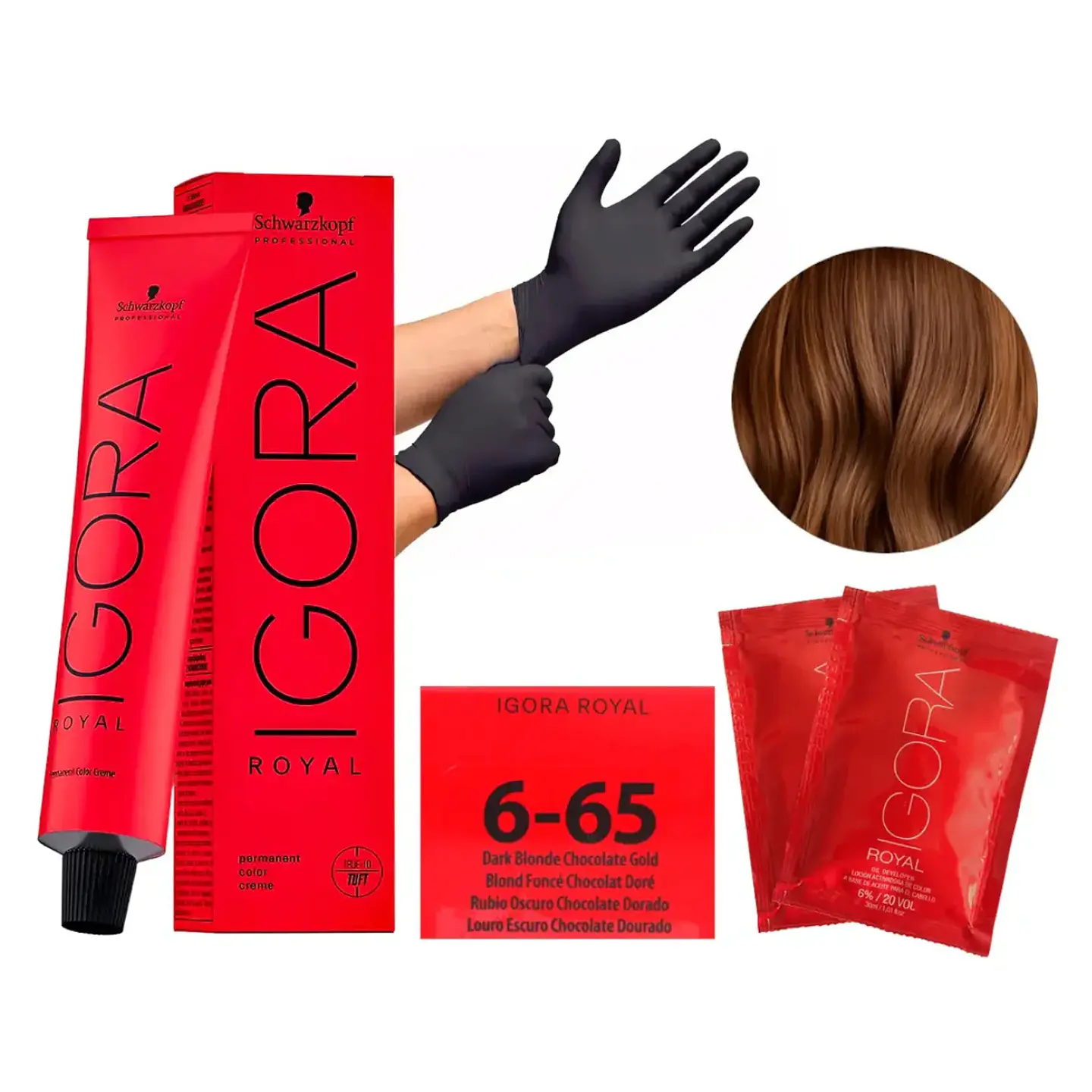 Tinte Igora Royal Tintura Cabello+ Oxidante 60ml  18