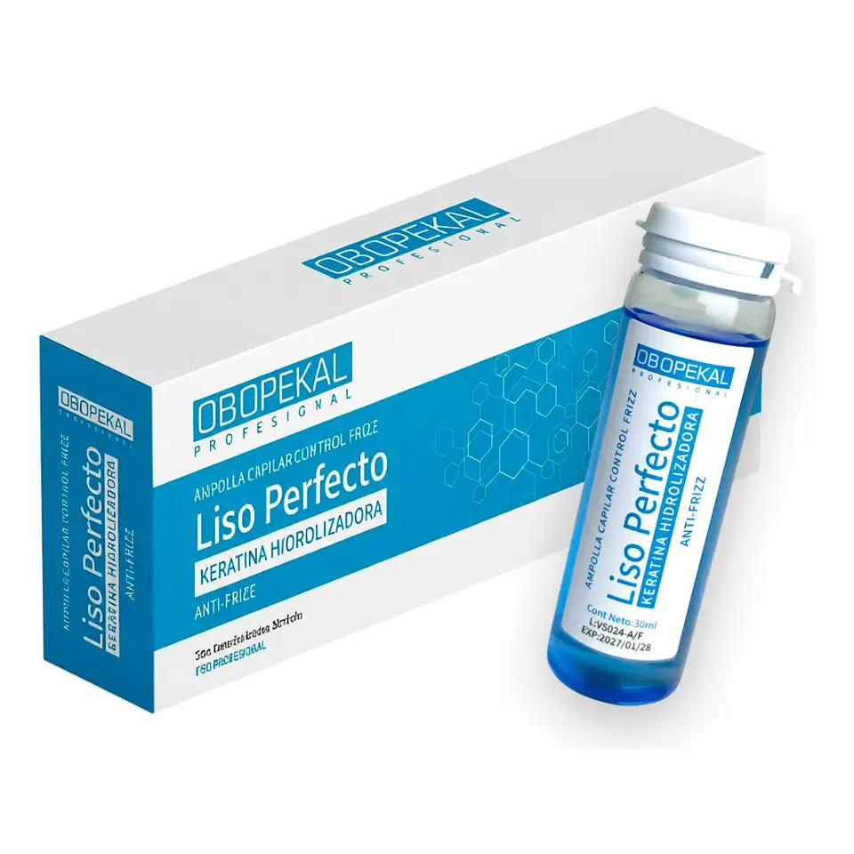Ampolla Capilar Obopekal Liso Perfecto 30ml 1 Uni 1