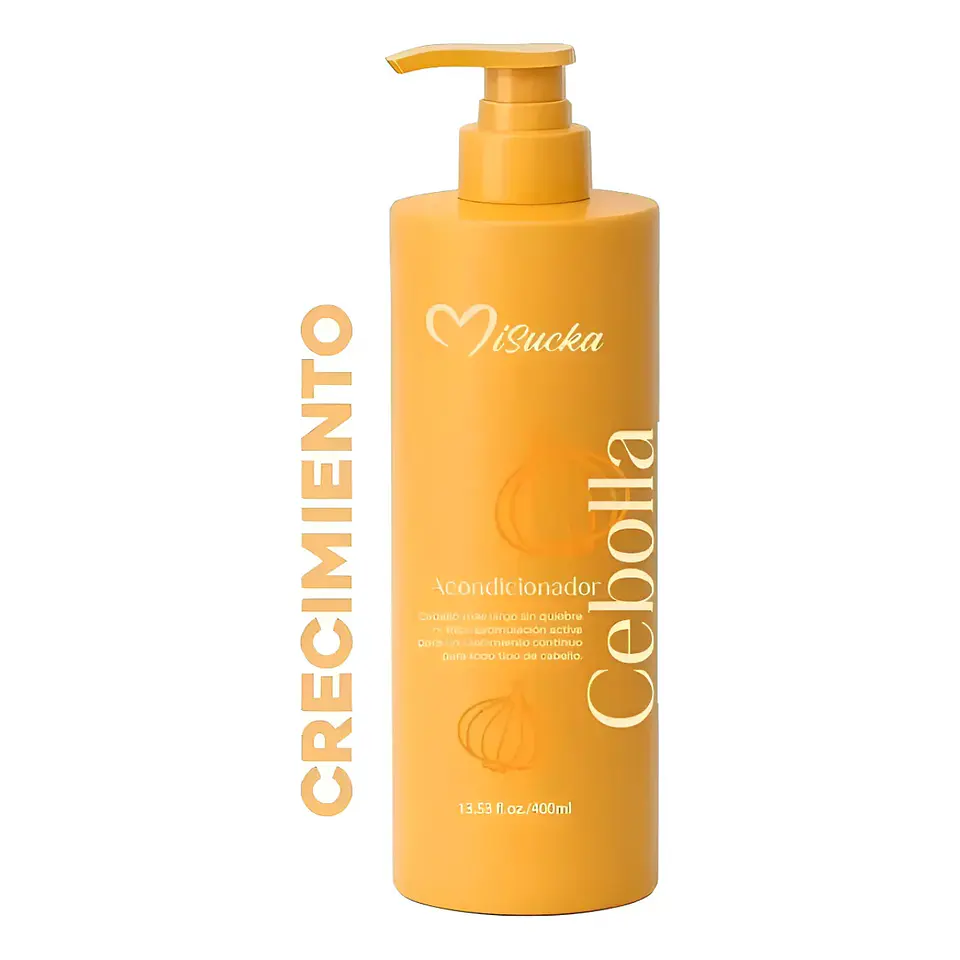 Pack Shampoo Acondicionador Serum Crecimiento capilar Cebolla Misucka 2