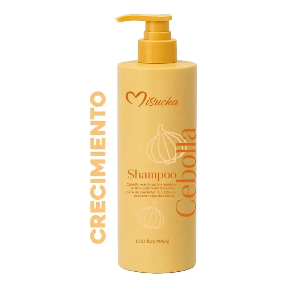 Pack Shampoo Acondicionador Serum Crecimiento capilar Cebolla Misucka 3