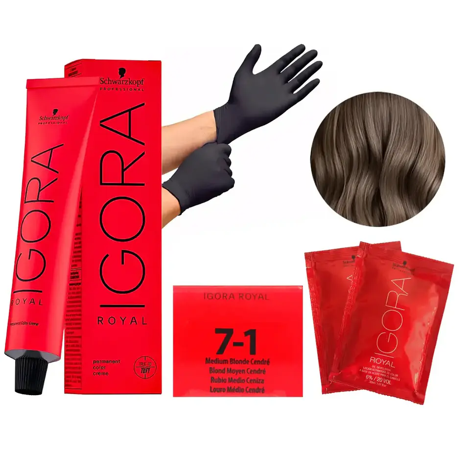 Tinte Igora Royal Tintura Cabello+ Oxidante 60ml  19