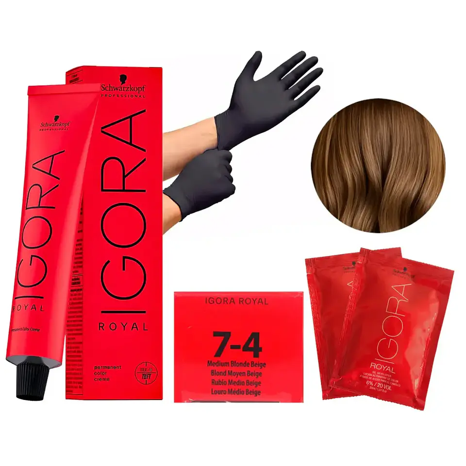 Tinte Igora Royal Tintura Cabello+ Oxidante 60ml  20