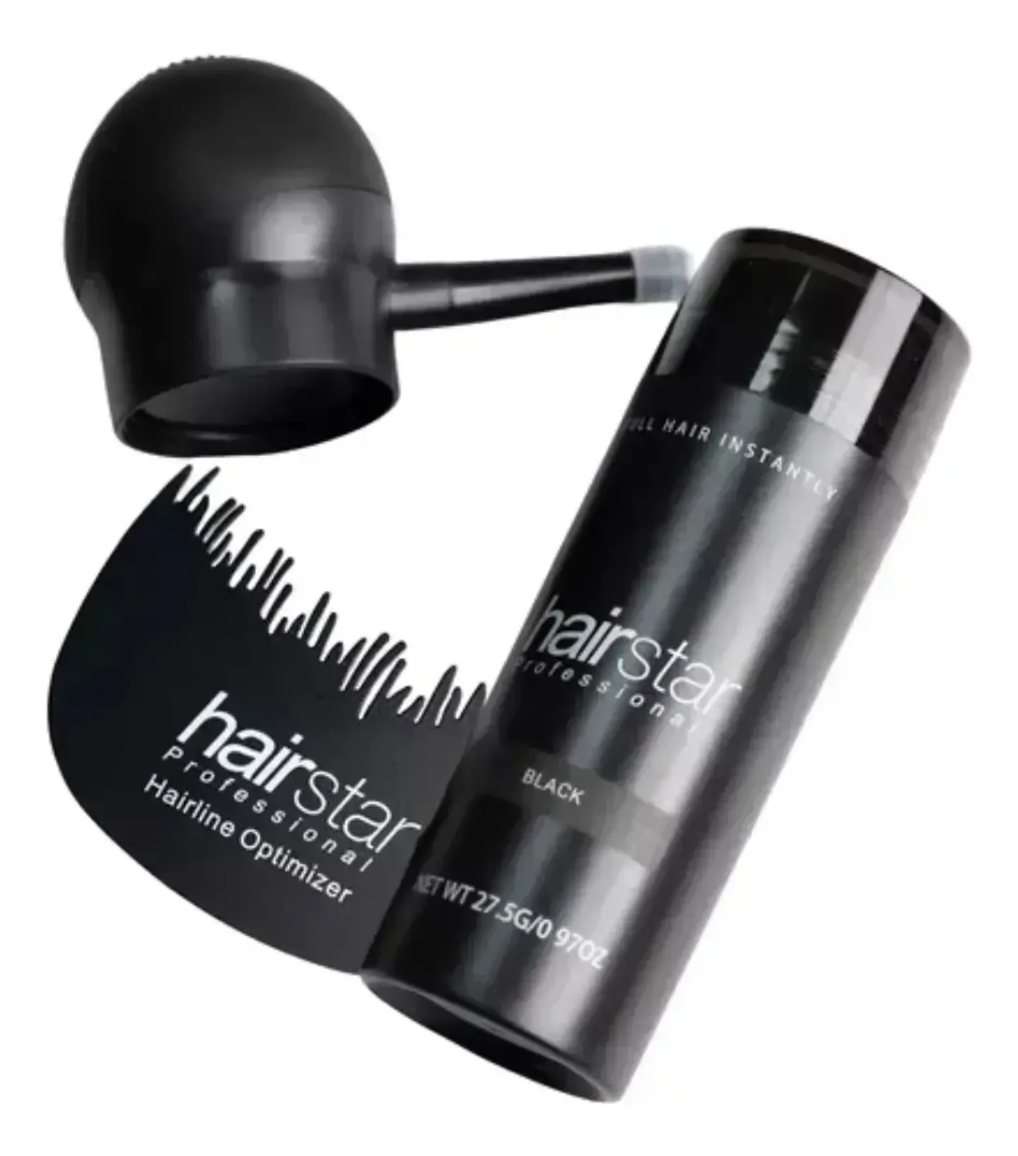 Pack Polvo Disimulador de Perdida de Cabello Hairstar  3
