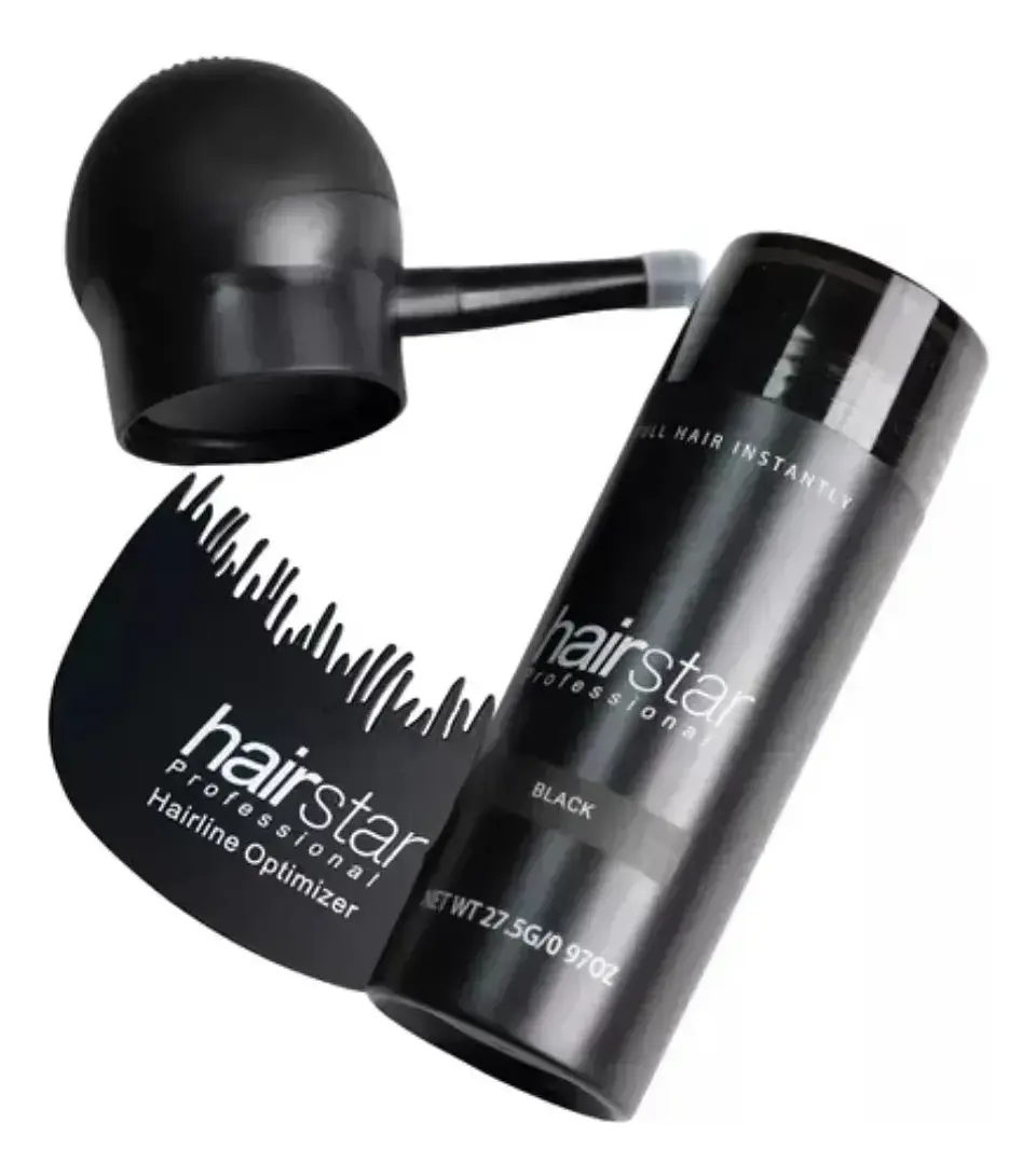 Pack Polvo Disimulador de Perdida de Cabello Hairstar  3
