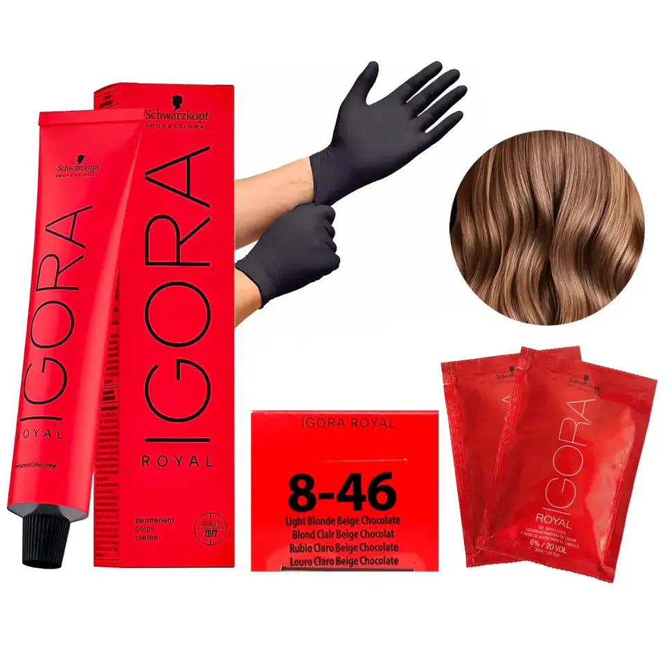 Tinte Igora Royal Tintura Cabello+ Oxidante 60ml  28