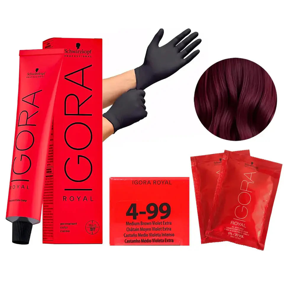 Tinte Igora Royal Tintura Cabello+ Oxidante 60ml  49
