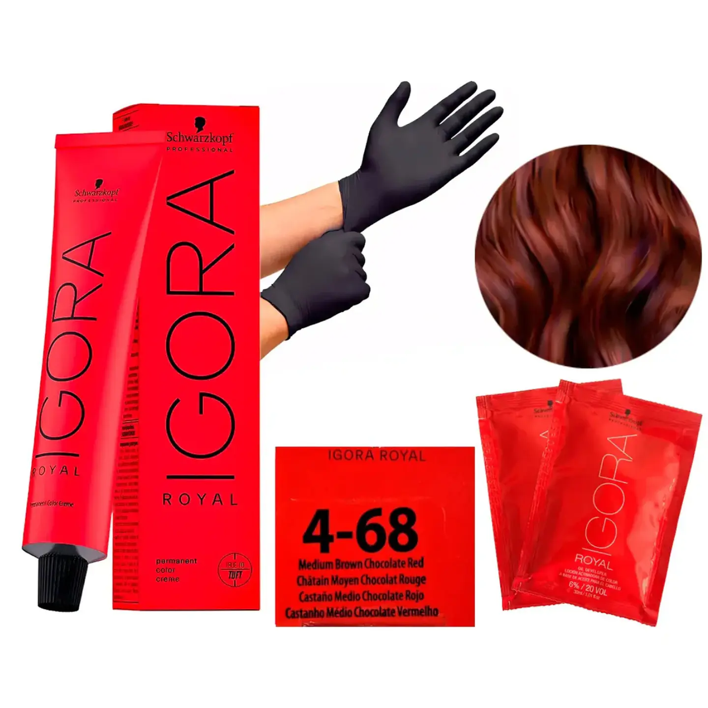 Tinte Igora Royal Tintura Cabello+ Oxidante 60ml  52