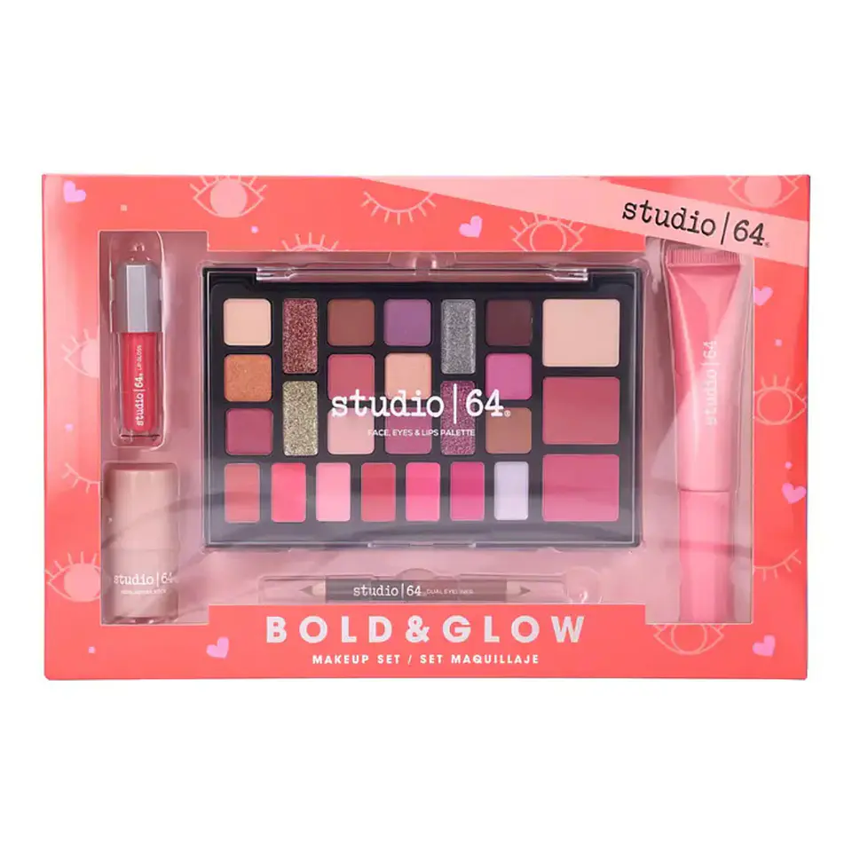 Set Maquillaje Bold Y Glow - Studio 64  3