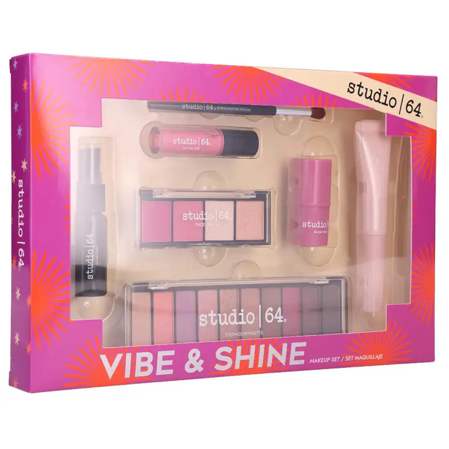 Set De Maquillaje Vibe Y Shine - Studio 64 Paleta Rostro 3