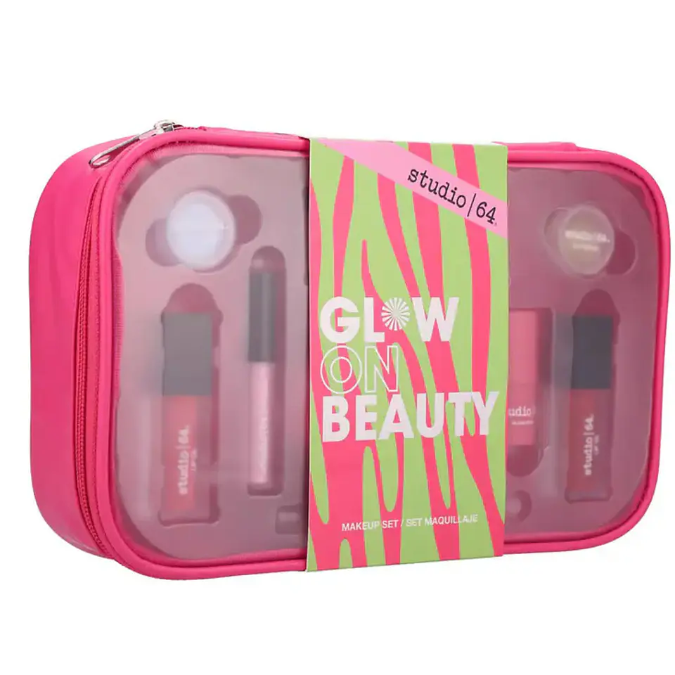 Set Maquillaje Glow On Beauty - Studio 64 Rostro Paleta 3