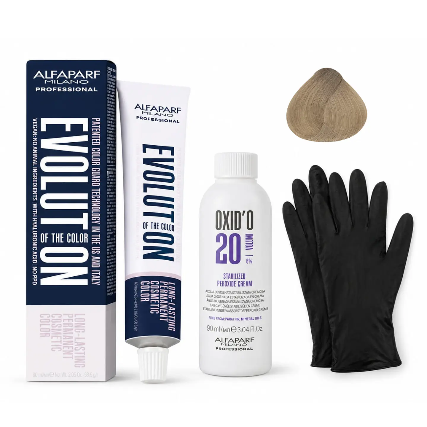 Tintura Evolution Alfaparf Milano Profesional + Oxidante 7