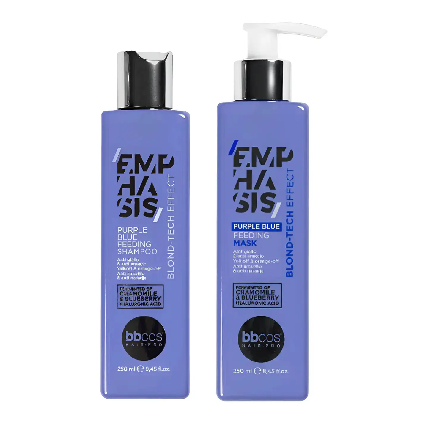 Shampoo + Mask Emphasis Blond Tech feed 250ml 1
