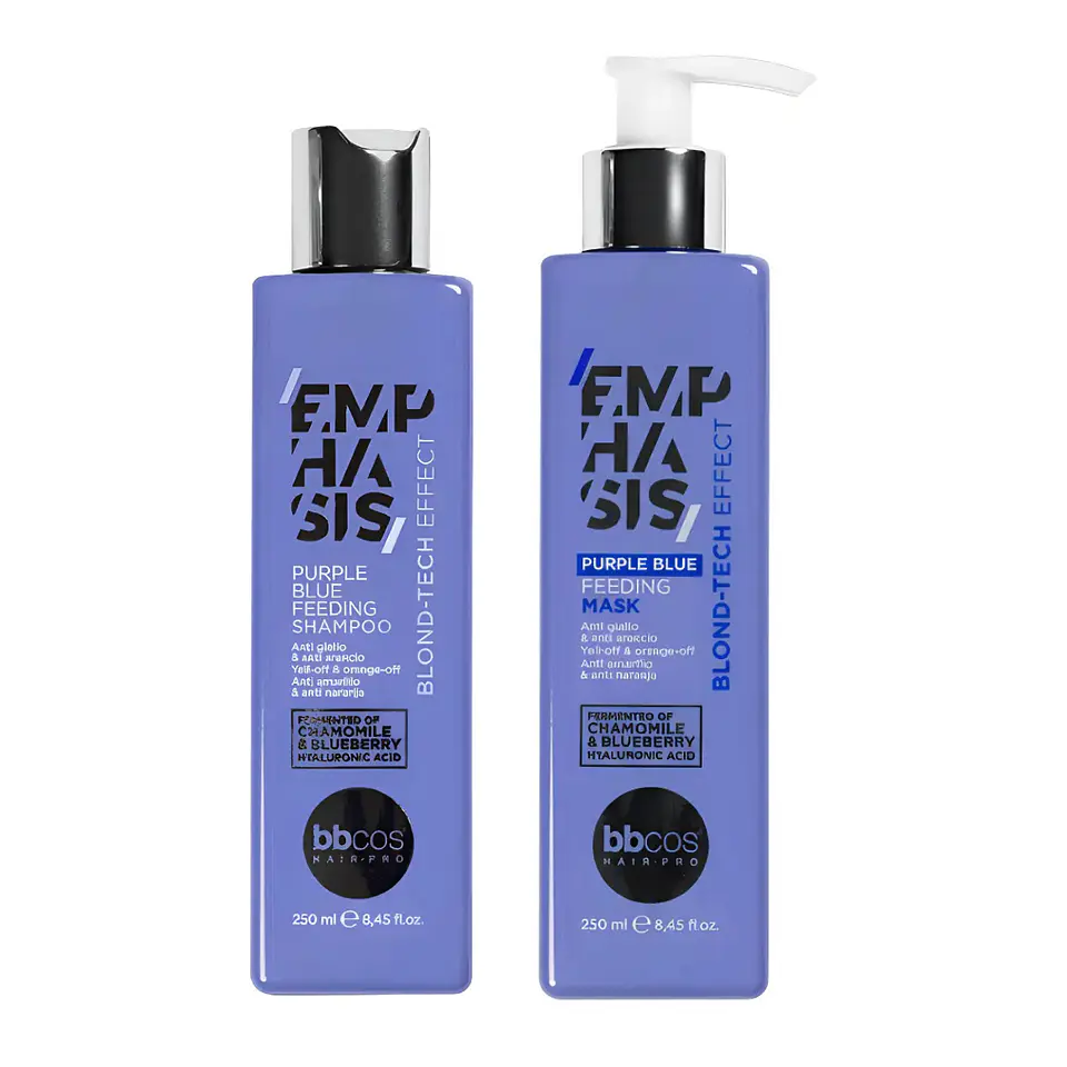 Shampoo + Mask Emphasis Blond Tech feed 250ml 1