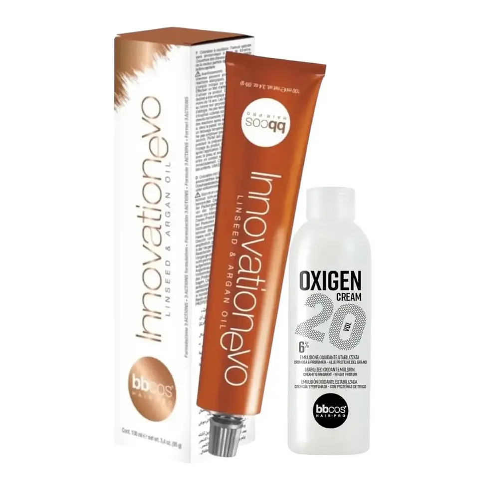 Tintura Innovation Evo Bbcos 100ml + Oxidante 20v 4