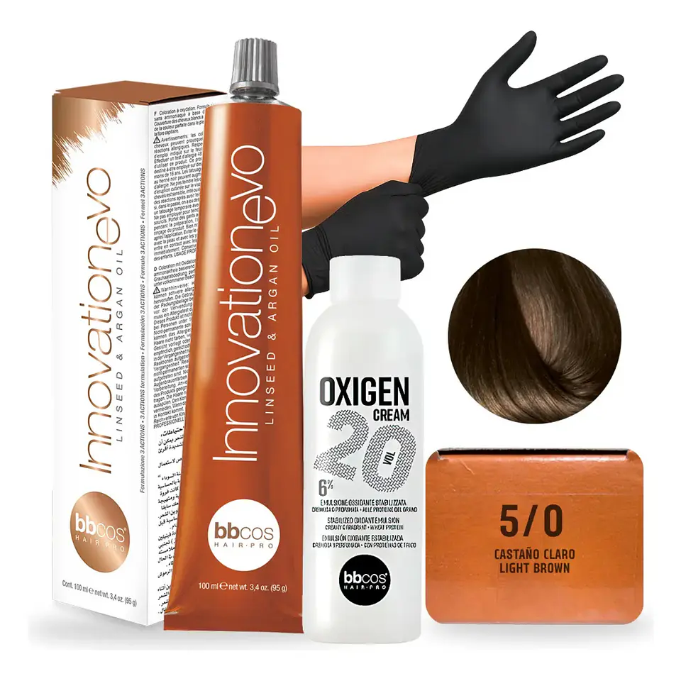 Tintura Innovation Evo Bbcos 100ml + Oxidante 20v 5
