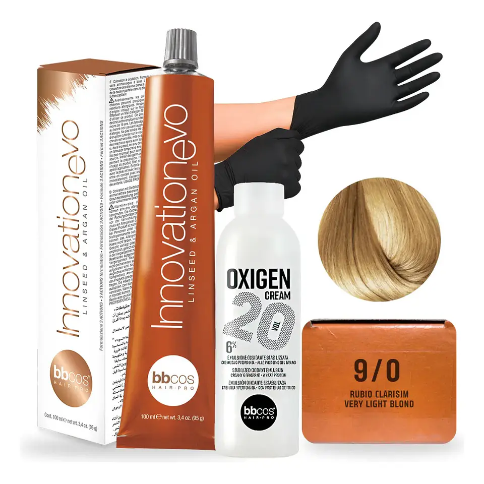 Tintura Innovation Evo Bbcos 100ml + Oxidante 20v 7