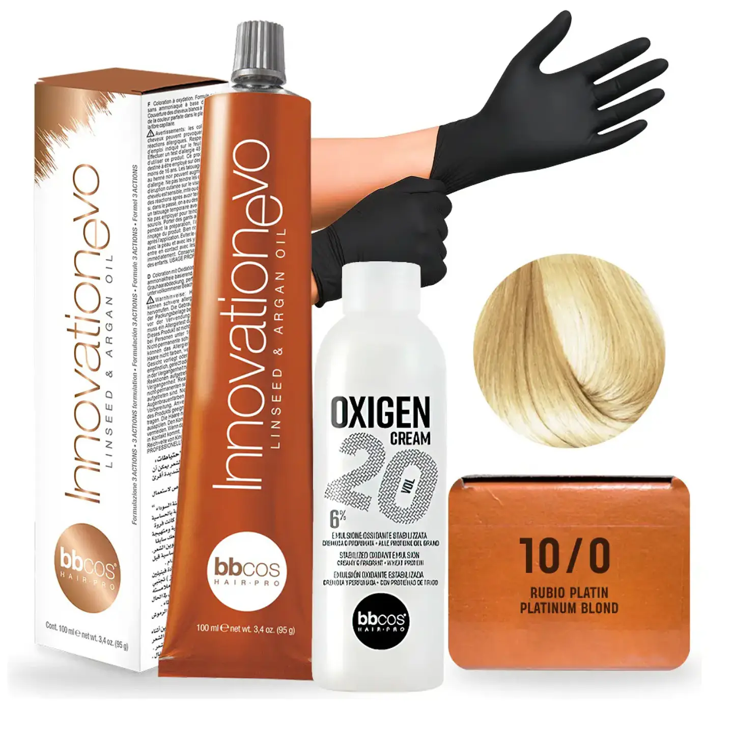Tintura Innovation Evo Bbcos 100ml + Oxidante 20v 9