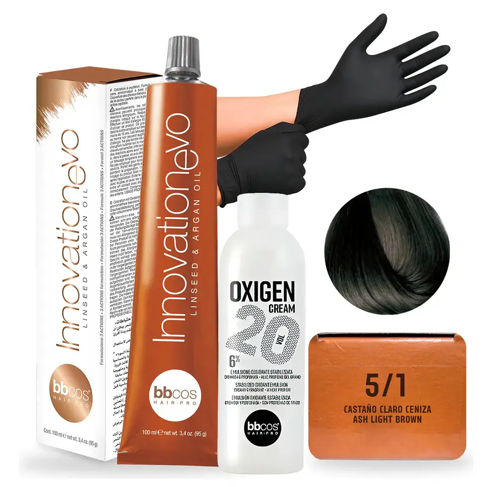 Tintura Innovation Evo Bbcos 100ml + Oxidante 20v 7