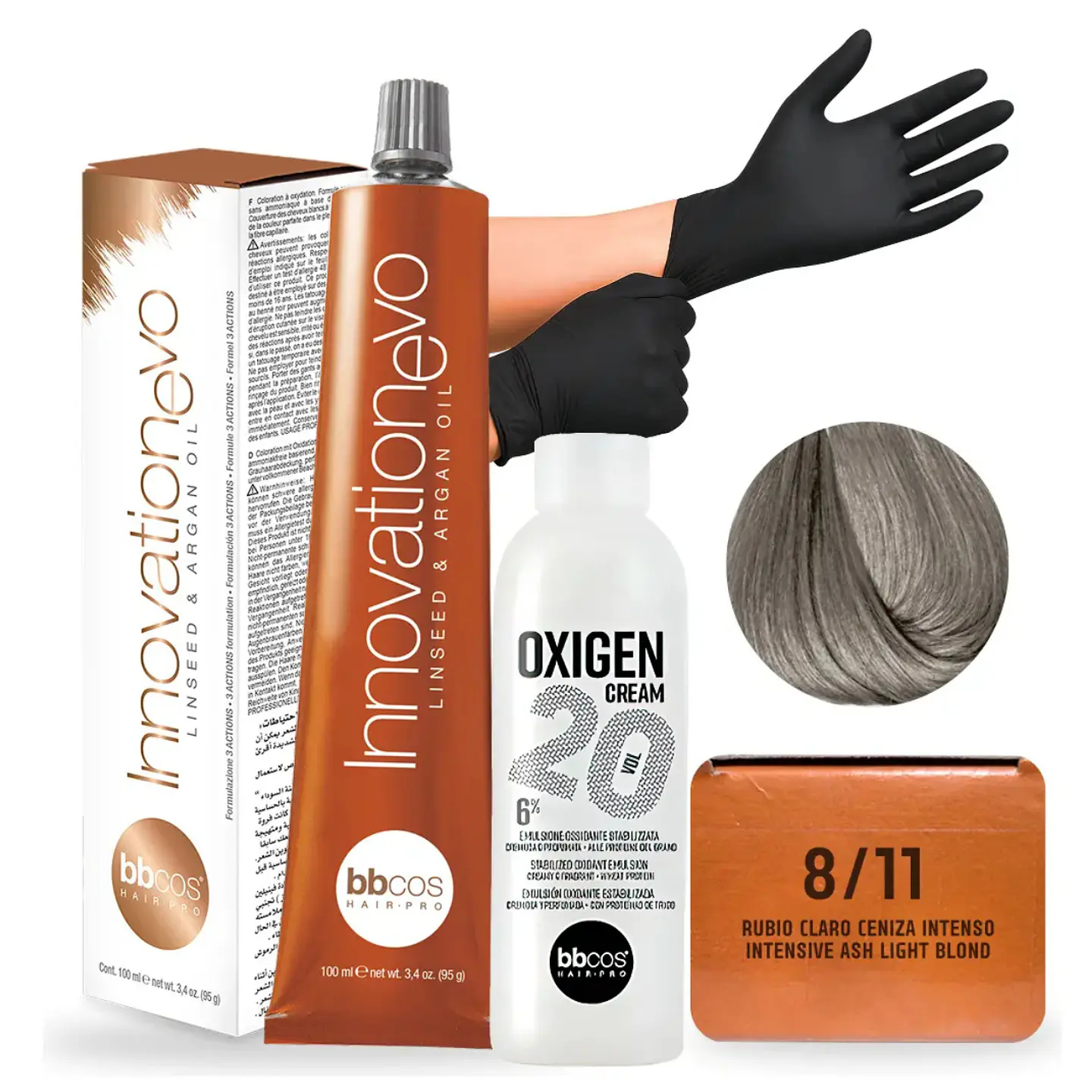 Tintura Innovation Evo Bbcos 100ml + Oxidante 20v 9