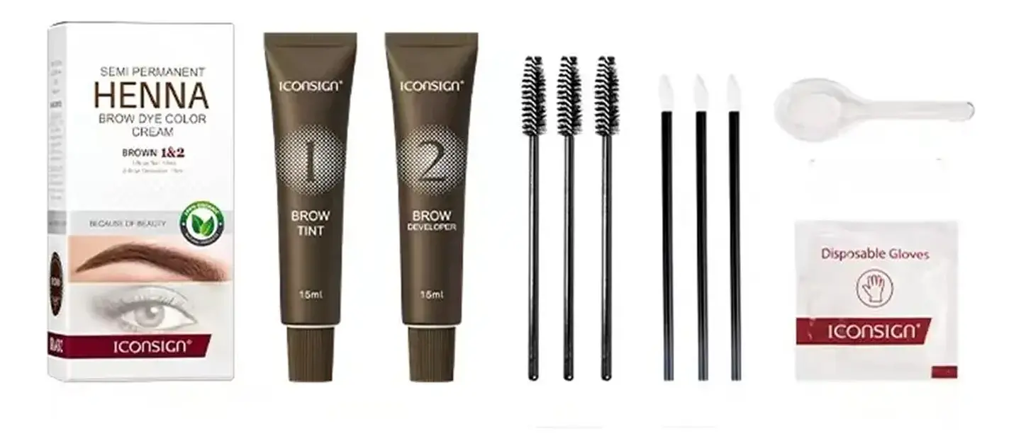 Tinte Semi Permanente Para Cejas Y Pestañas Henna 15ml 1