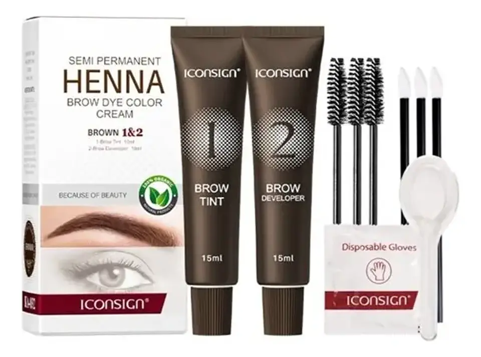 Tinte Semi Permanente Para Cejas Y Pestañas Henna 15ml 7