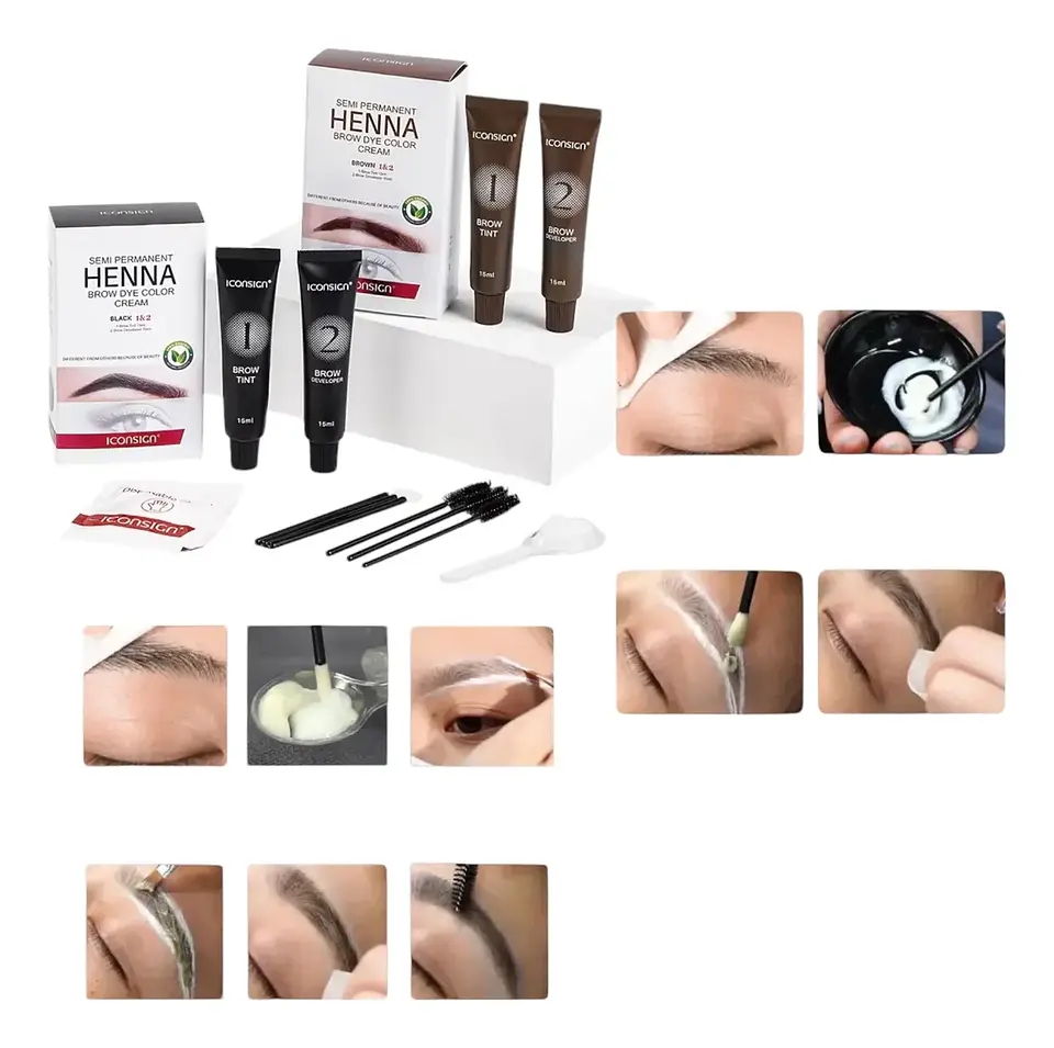 Tinte Semi Permanente Para Cejas Y Pestañas Henna 15ml 8