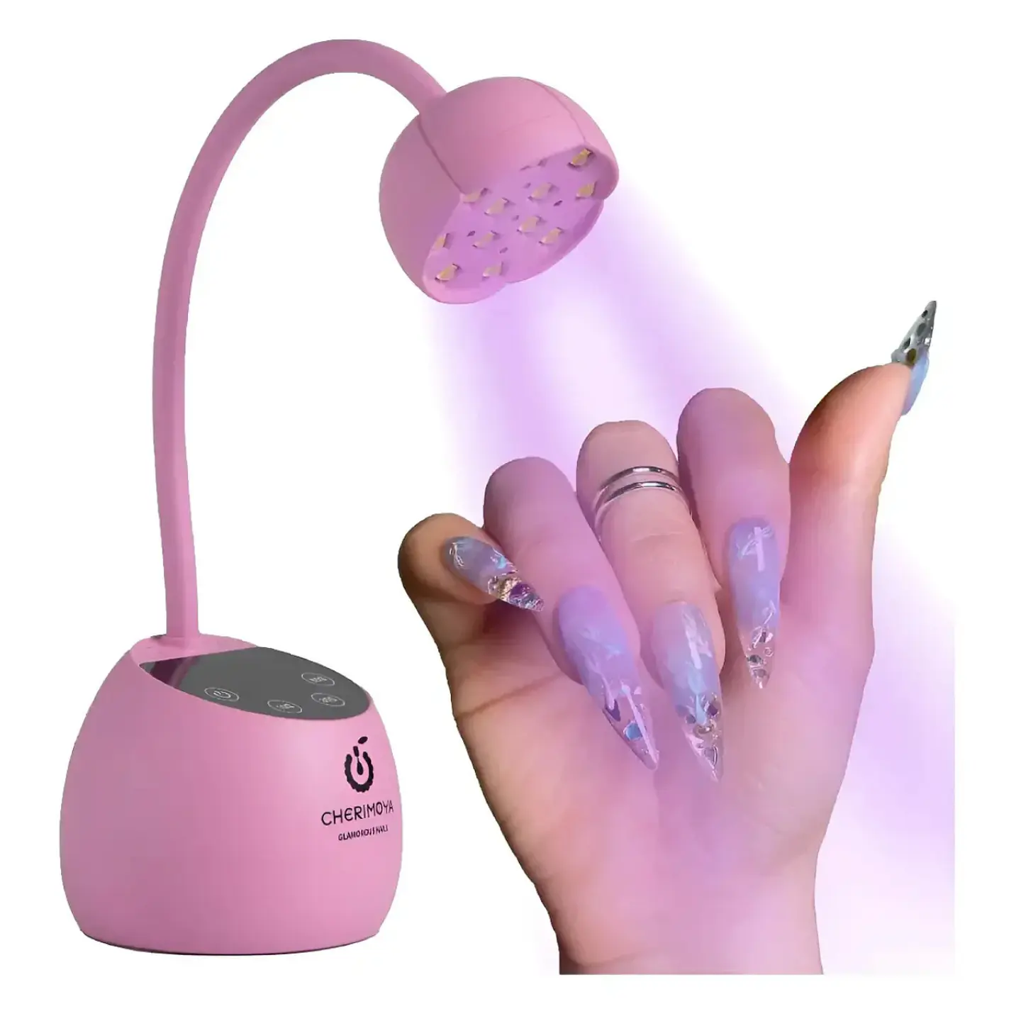Lámpara De Soft Gel Secado Uv/led Para Uñas 27w Cherimoya 1