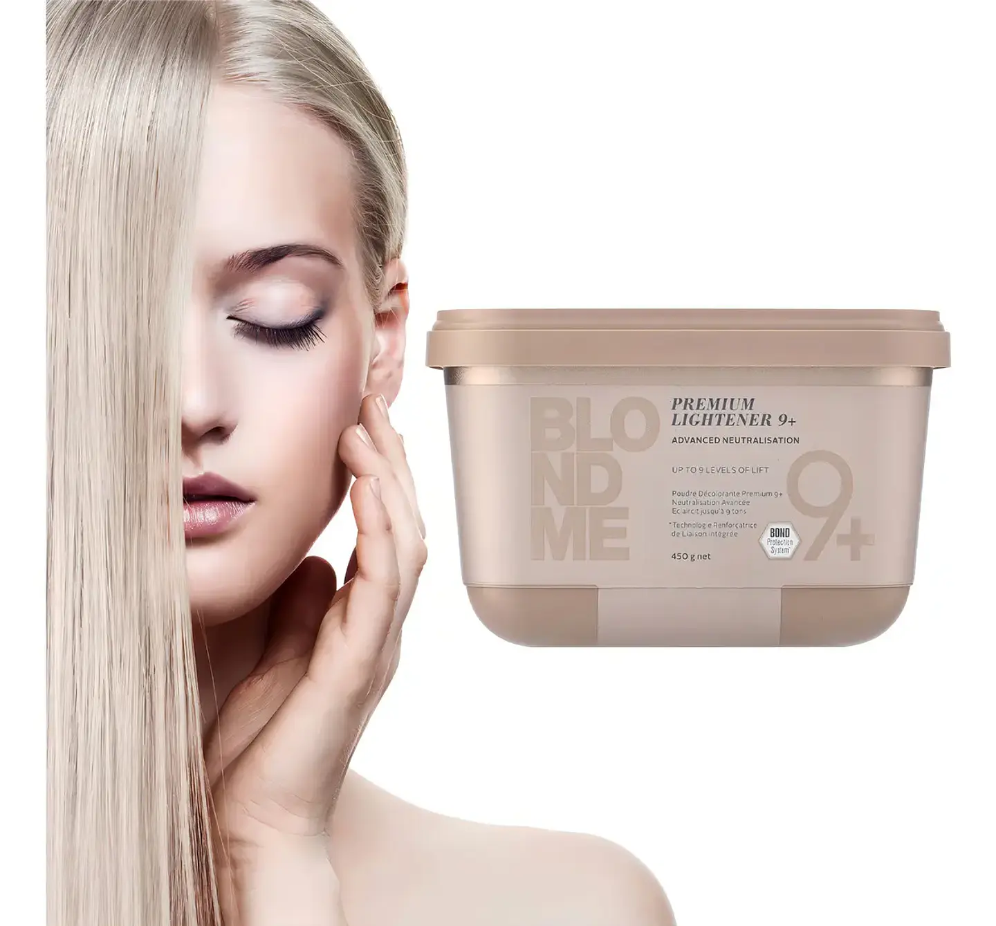 Decolorante Schwarzkopf Blondme - 450g Tono 9+ Tonos 3