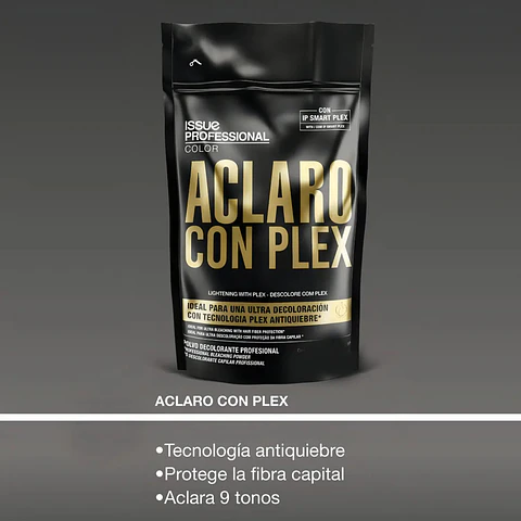 Decolorante Aclaro Con Plex Issue Profesional De 200g