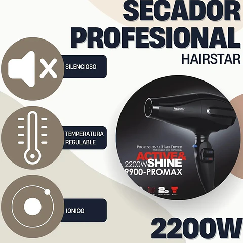 Hairstar® Secador 2200w 9900-promax 