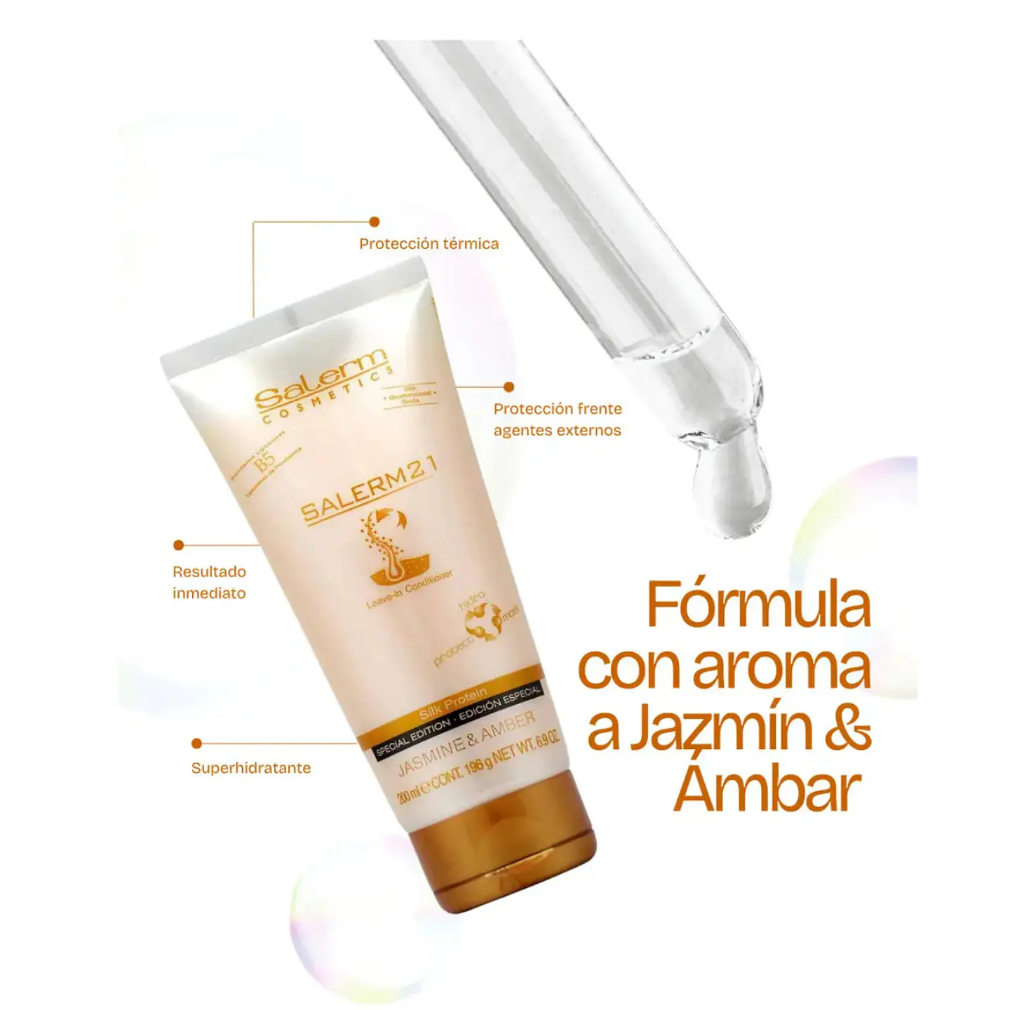 Crema Intensiva Capilar Jazmin Y Ambar 200ml Salerm 21  2
