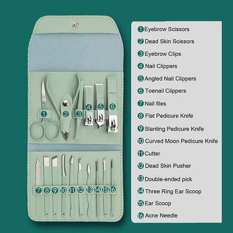 Kit De Herramientas Uñas Manicure Pedicure Facial
