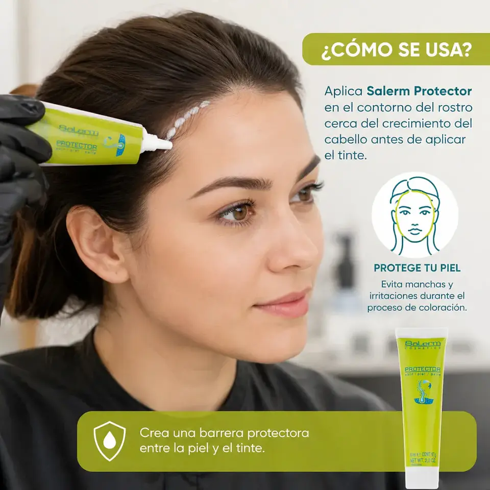 Protector de Piel Anti Manchas de Tinte Salerm 60ml 2