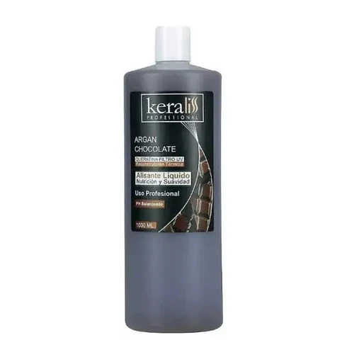 Keratina Alisante Argán Chocolate Keraliss Profesional 1000m