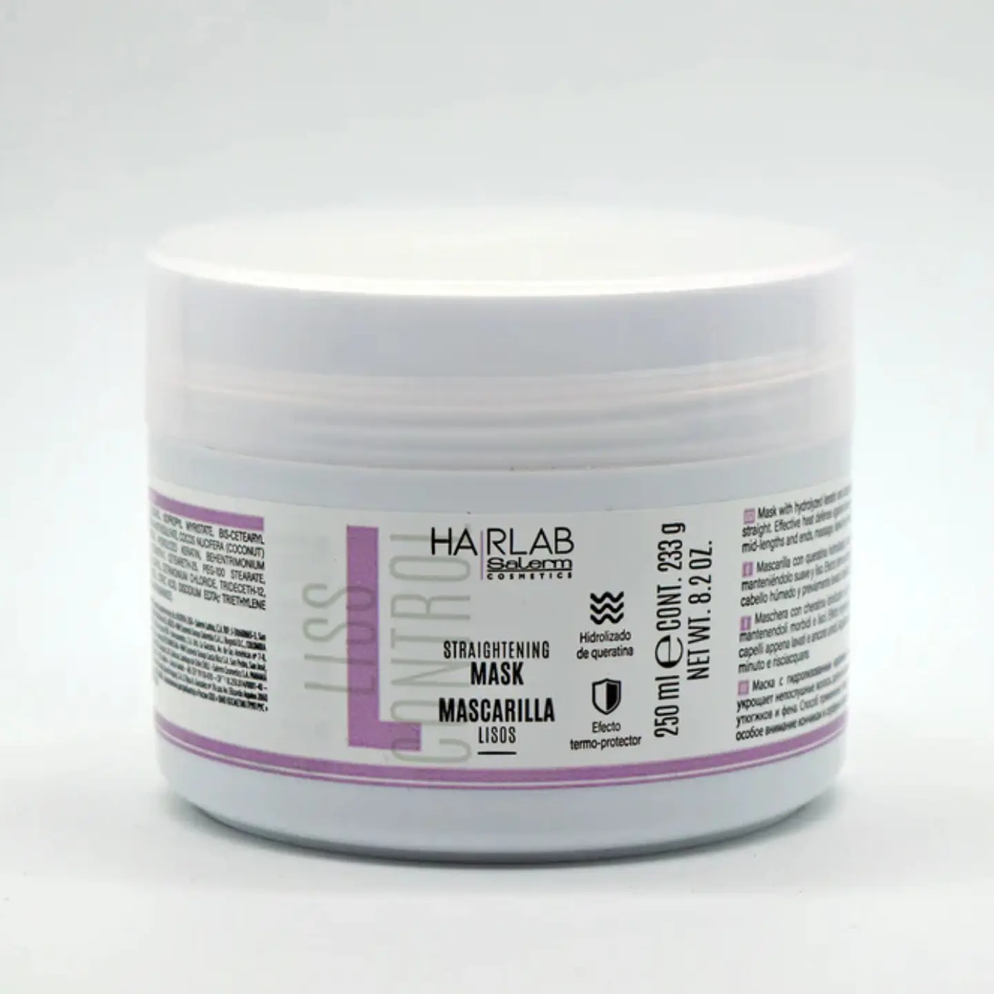 Mascarilla Straightening Lisos  Salerm 250ml Hair Lab 1