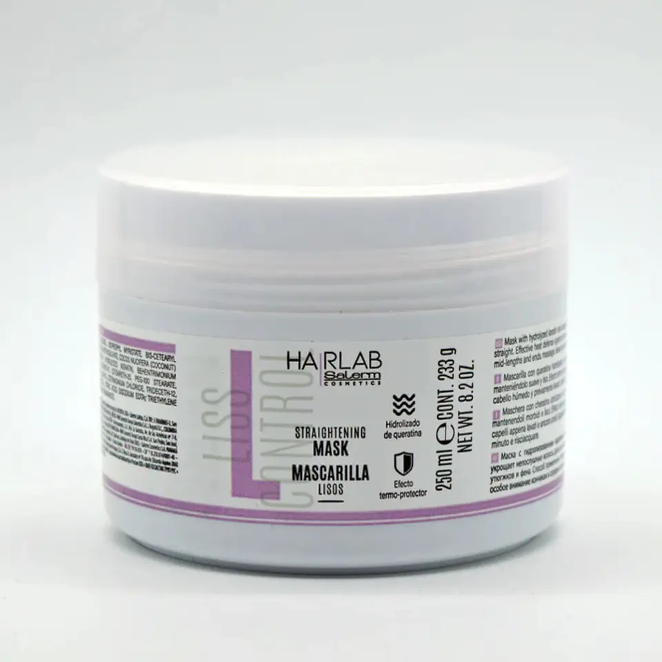 Mascarilla Straightening Lisos  Salerm 250ml Hair Lab 1