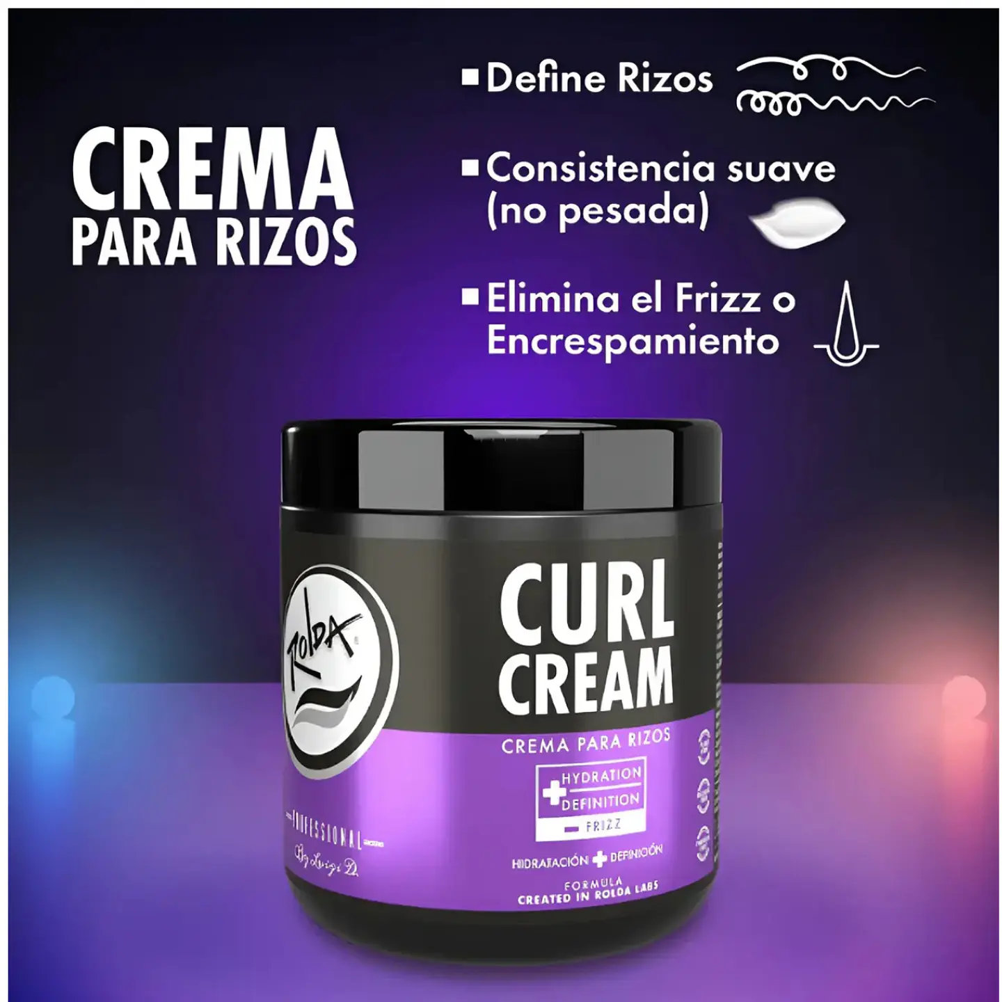 Curl Cream para rizos Rolda 120 gr 3